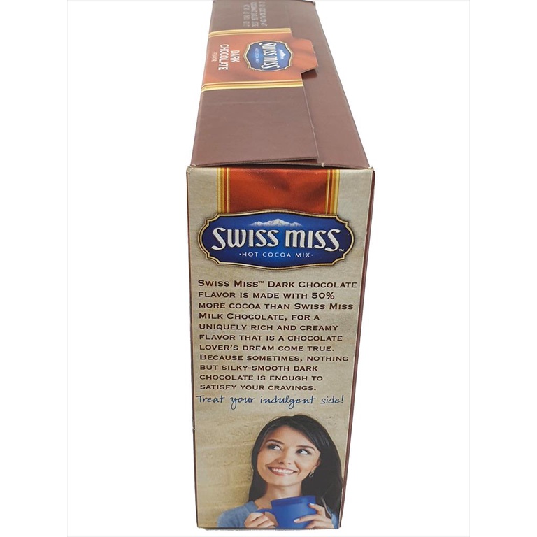 SWISS MISS DARK CHOCOLATE 283 GR HOT COCOA MIX 3 IN 1 SUSU COKLAT