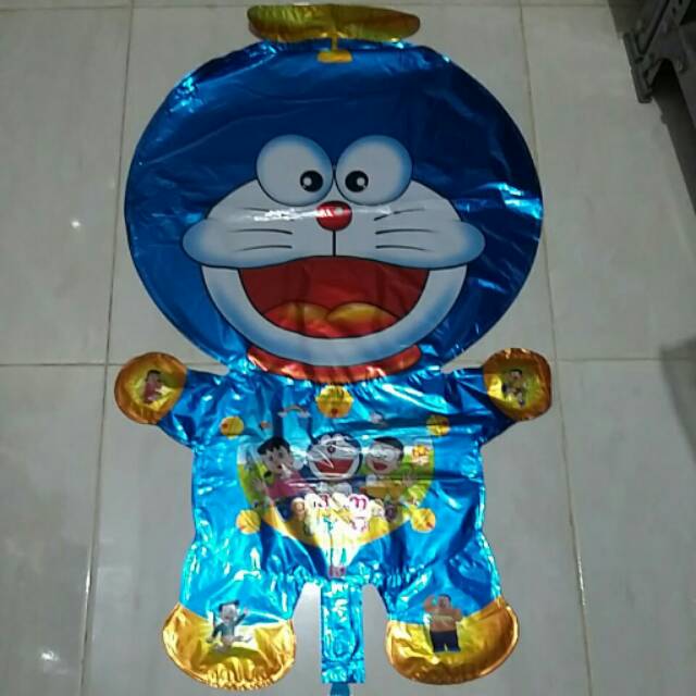 Balon Foil Doraemon Jumbo Ukuran 80cm