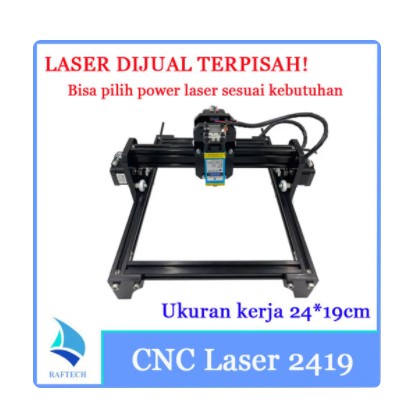 CNC Laser Engraving 2419 Sudah Terakit Siap Pakai Rakitan Router