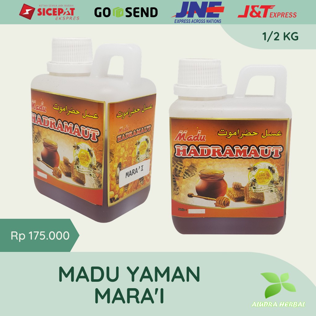 

Madu Murni Hadramaut Mara'i Asli Yaman 1/2Kg 500 Gram Hadromout Marai