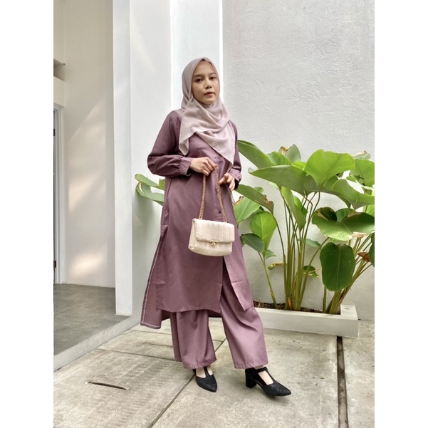 ALUNA SET by hawacorner tunik set kulot jumbo toyobo