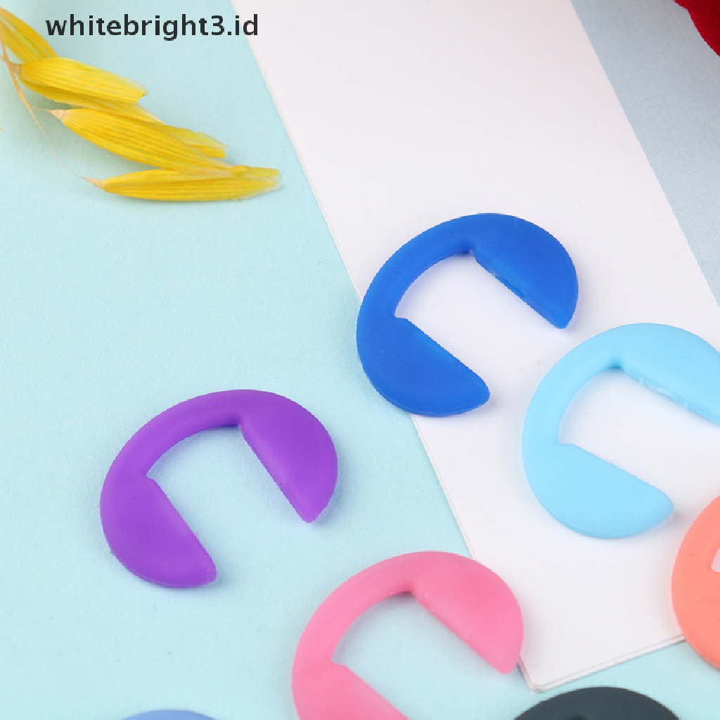 (whitebright3.id) Bantalan Hidung Kacamata Bentuk U Bahan Silikon Anti Slip