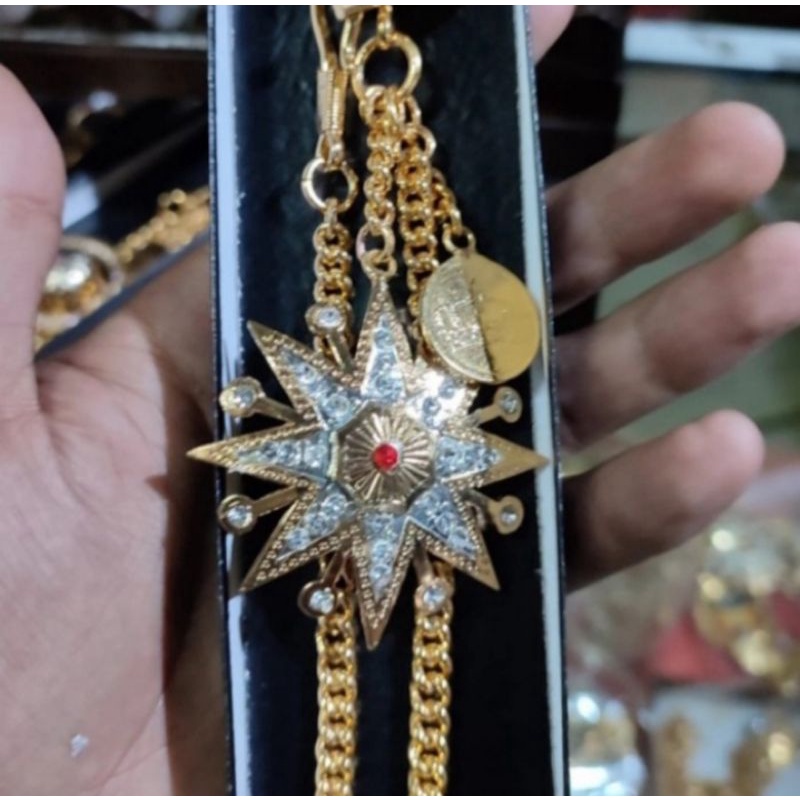 Bros PIN Baju Beskap Model Bintang Hias Permata Istimewa Murah