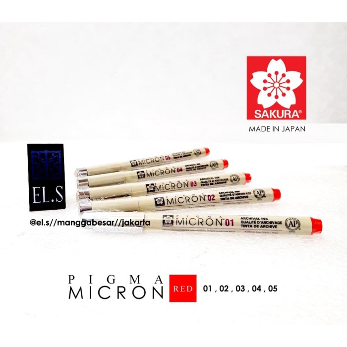 

Cuci Gudang Sakura Pigma Micron Red Limited