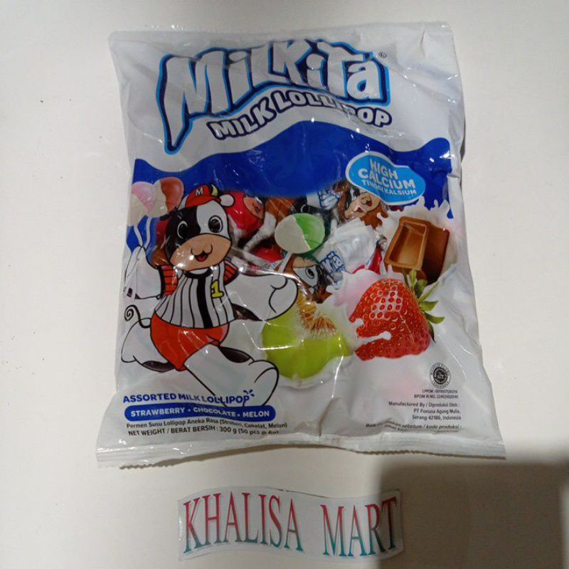 Permen Milkita Lollipop | Refiil 40 PCS | ECERAN 1000