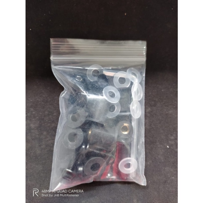 BAUT WINDSHIELD R15 (10set) WELLNUT WELL NUT MUR TEBAL KARET BAUT VISOR BODY NMAX X RIDE AEROX CBR XMAX LEXI PCX NINJA GSX R15