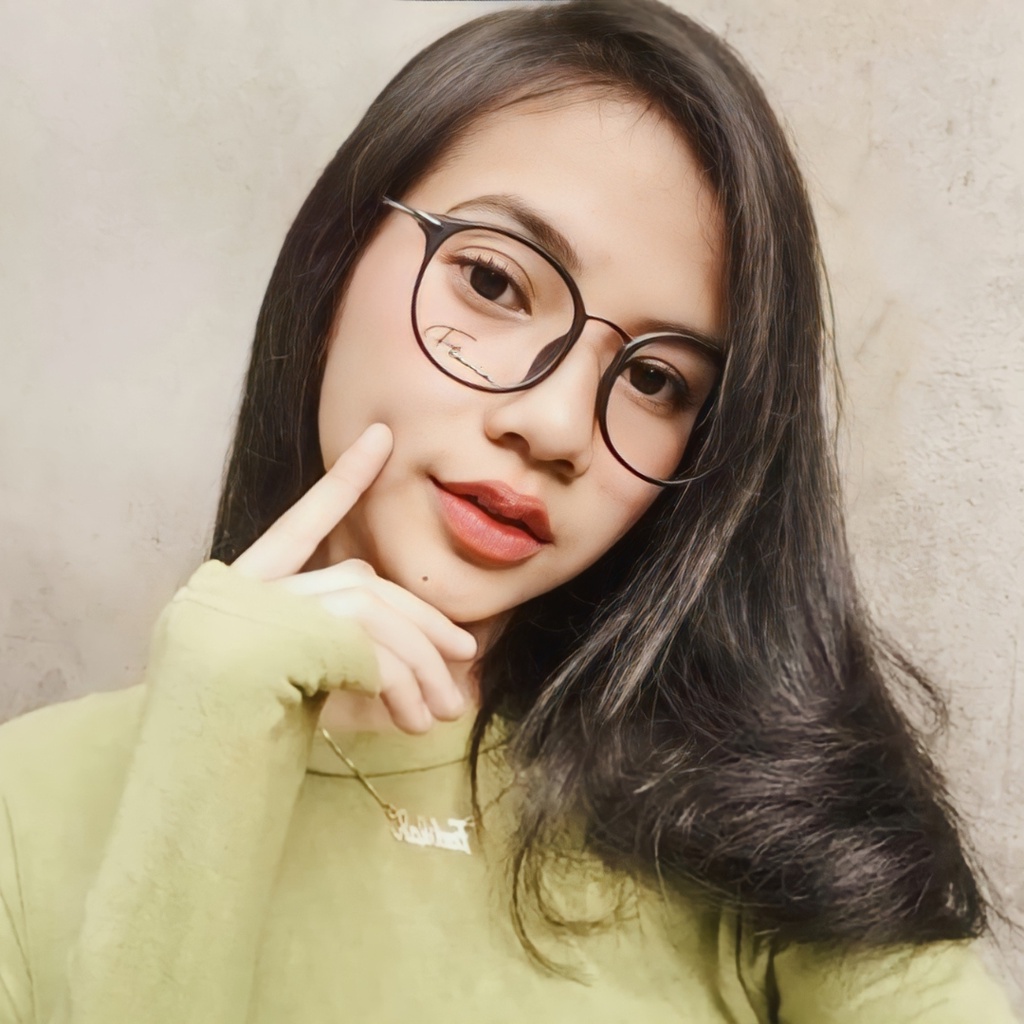 Flavia Eyewear - Kacamata Karina Round Acetat (custom minus, photochromic, blueray, bluechromic dan photobrown)