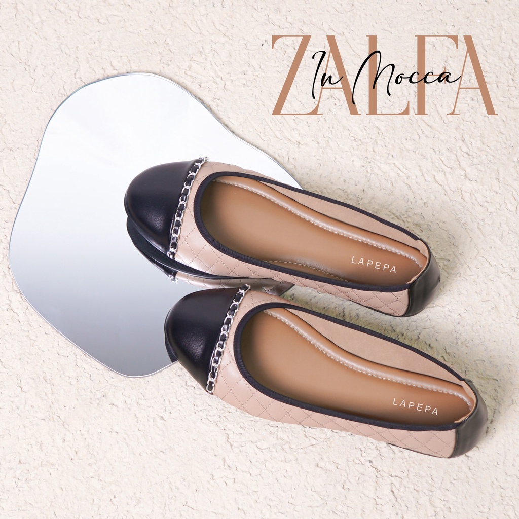 AVLINSTORE - tipe ZALFA Spatu Flatshoes Kasual Cewek Kuliahan Jalan Santai Empuk Sepatu Kerja Ballerina