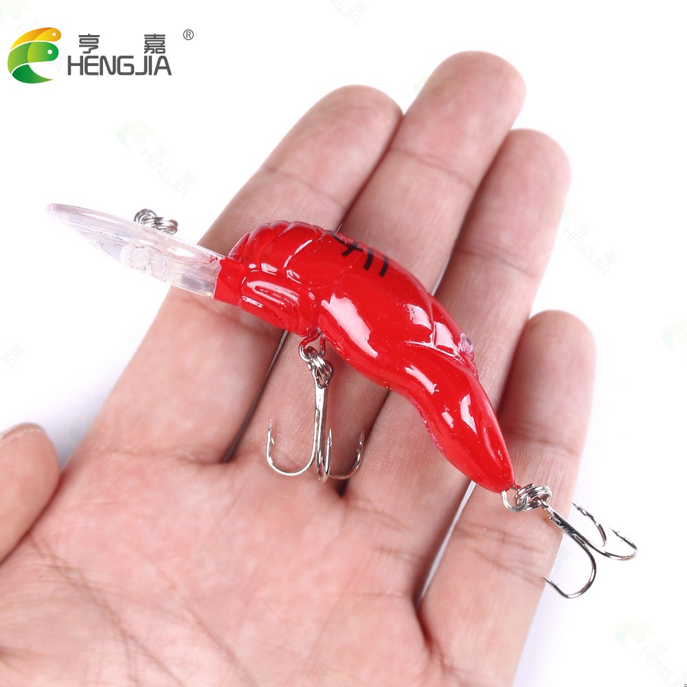 Hengjia 1pc Long Tongue Umpan Pancing Fishing Lure Tiruan Bentuk Ikan Kecil 8.5cm 8.2g Minnow Hard Bait Bahan Plastik Fishing Tackle