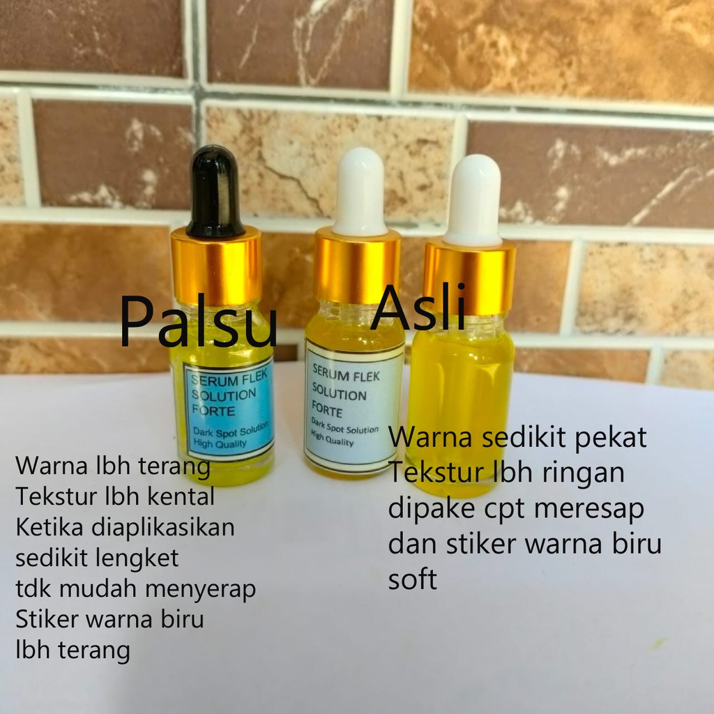 SERUM FLEK SOLUTION FORTE/SERUM AMPUH PENGHILANG FLEK BANDEL