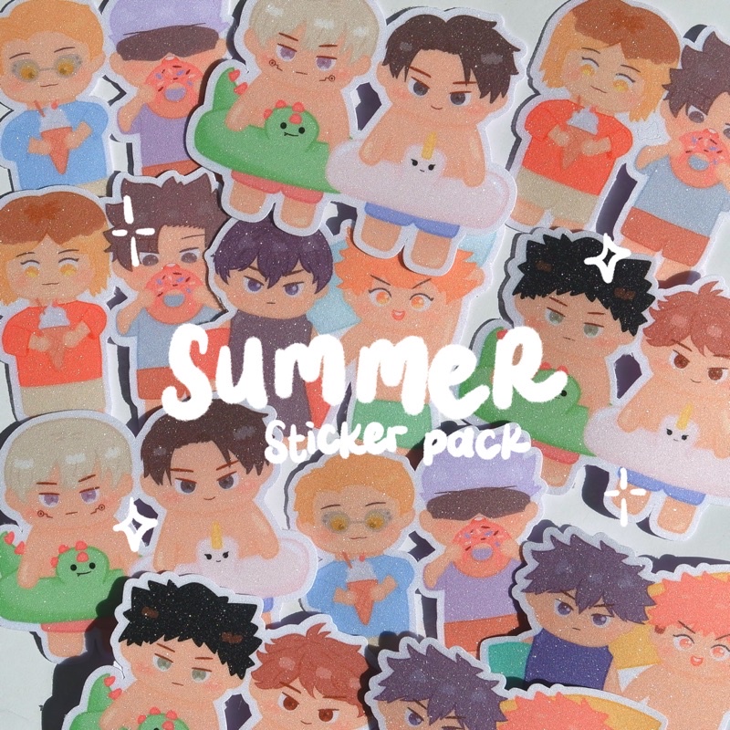 

Haikyuu & Jujutsu Kaisen Sticker Pack — stiker anime jjk kageyama bokuto sukuna inumaki stickaboo