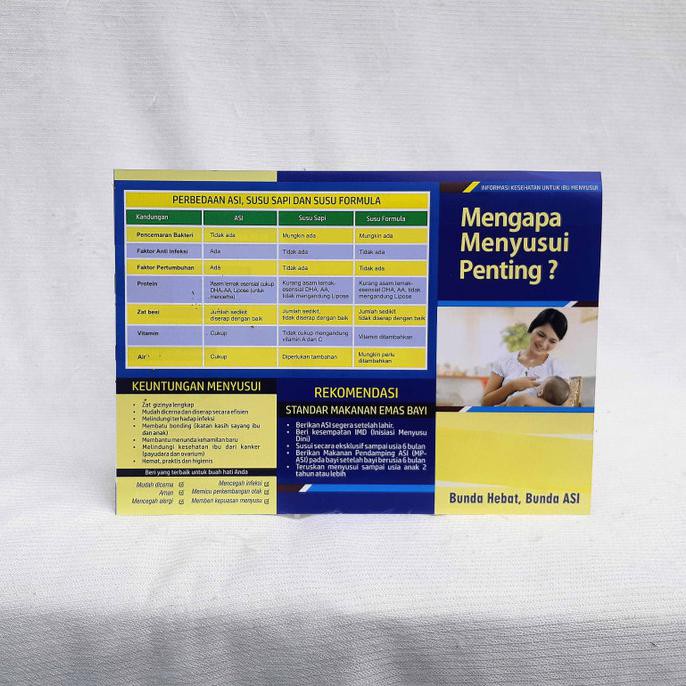 

Leaflet / Brosur Pentingnya Menyusui - Paket Isi 25 SALE