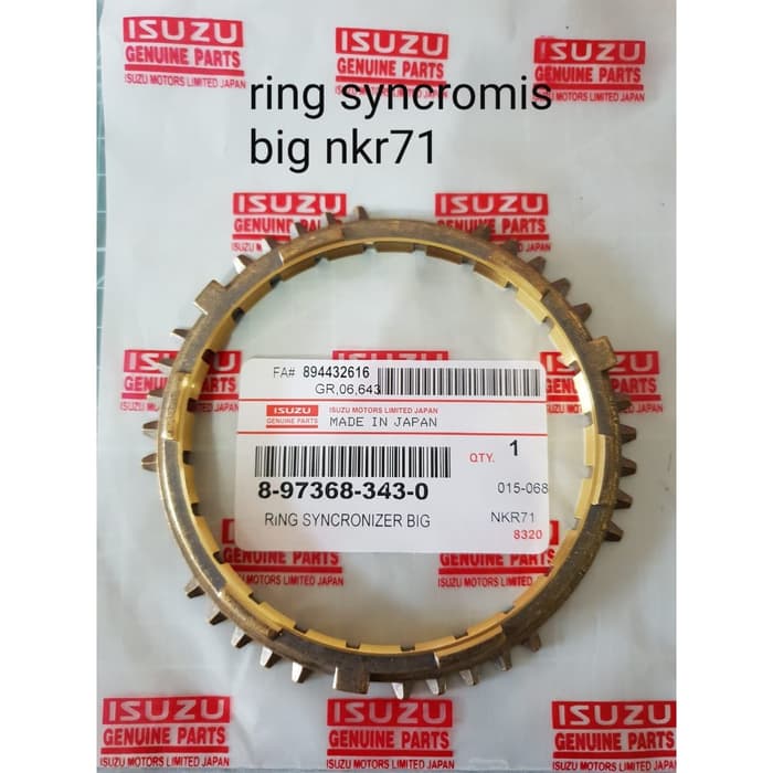 Ring Synchronizer Only Cincin Sinkronisasi Sinkromis Isuzu NKR71 BIG