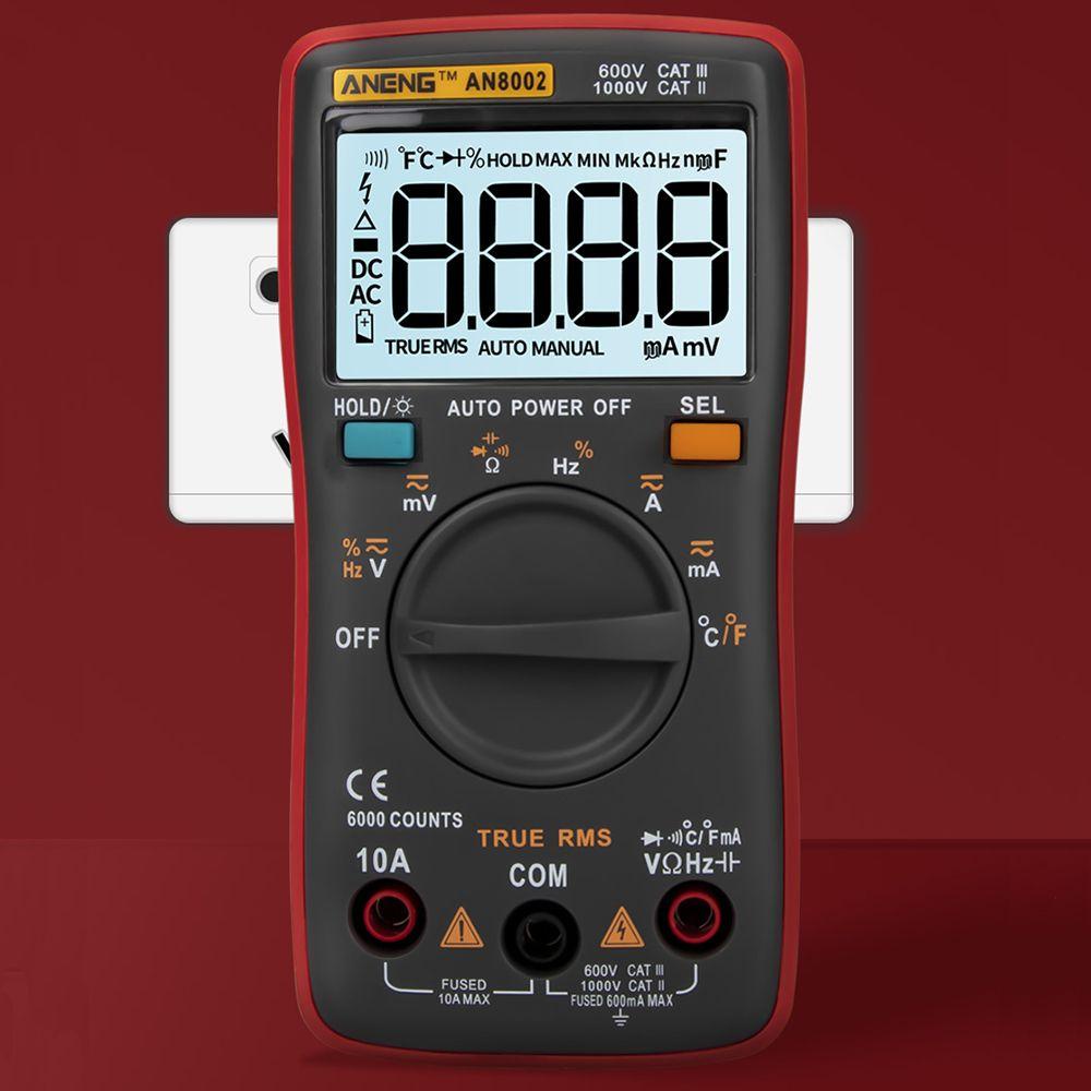 POPULAR Populer Digital Smart Multimeter Multifungsi Transistor Capacitor Tester AC/DC Digital Profesional Meter