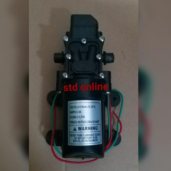 Pump Dinamu 90 Psi 12V Dinamo Steam Mini Dc Pompa Air Dc Termurah