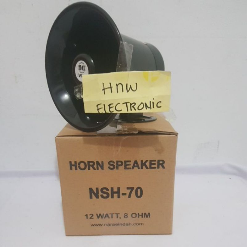 Pengeras suara Speaker horn speaker Narae NSH 70 12watt 12 watt corong toa kecil waterproof