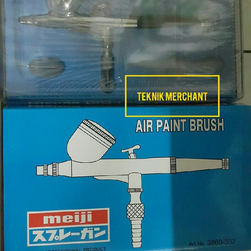 air brush meiji tabung lengket