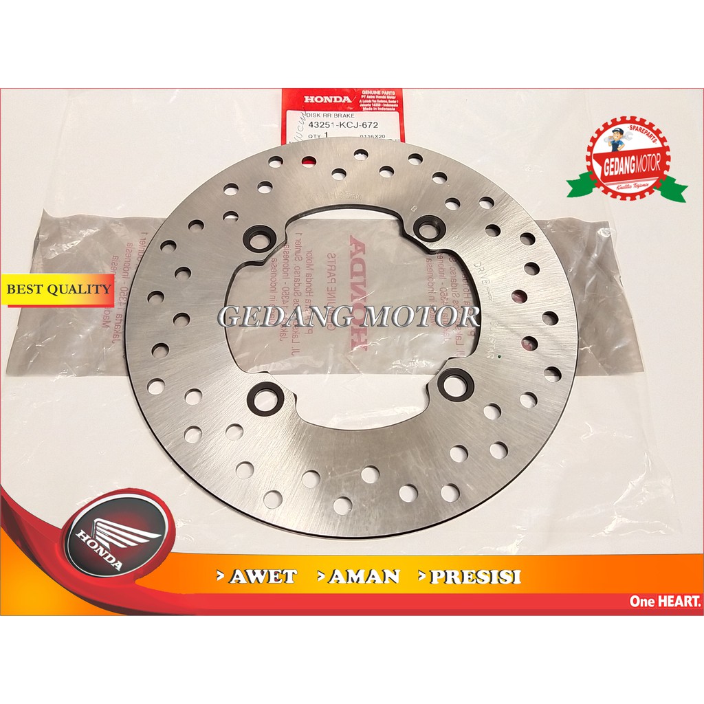 PIRINGAN CAKRAM BELAKANG CB 150 R SUPRA GTR 150 TIGER REVO CBR 150 ORI