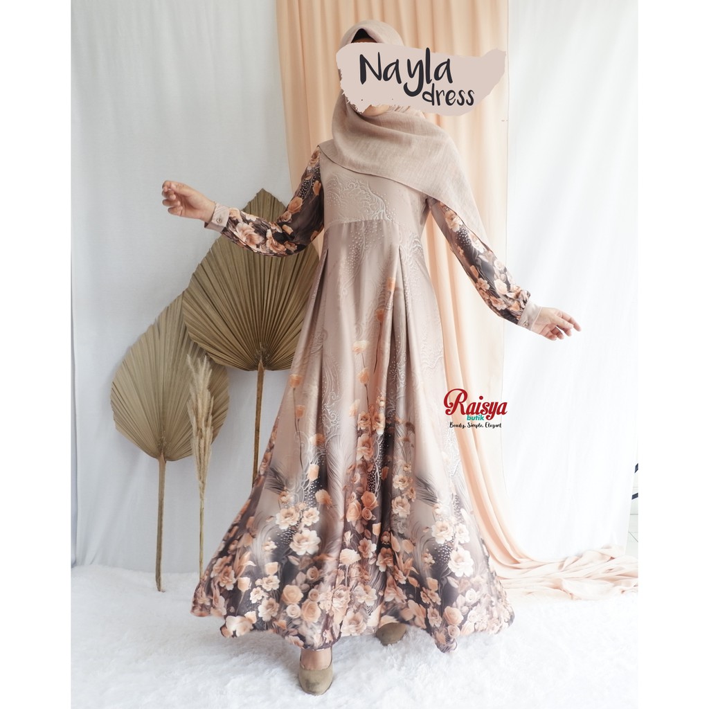 Gamis Silk Nayla / Gamis Nayla / Gamis Silk