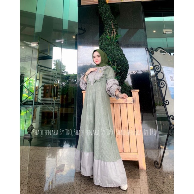 MAXY DRESS SALUR SHAQUEENARA ORIGINAL BY TRQ