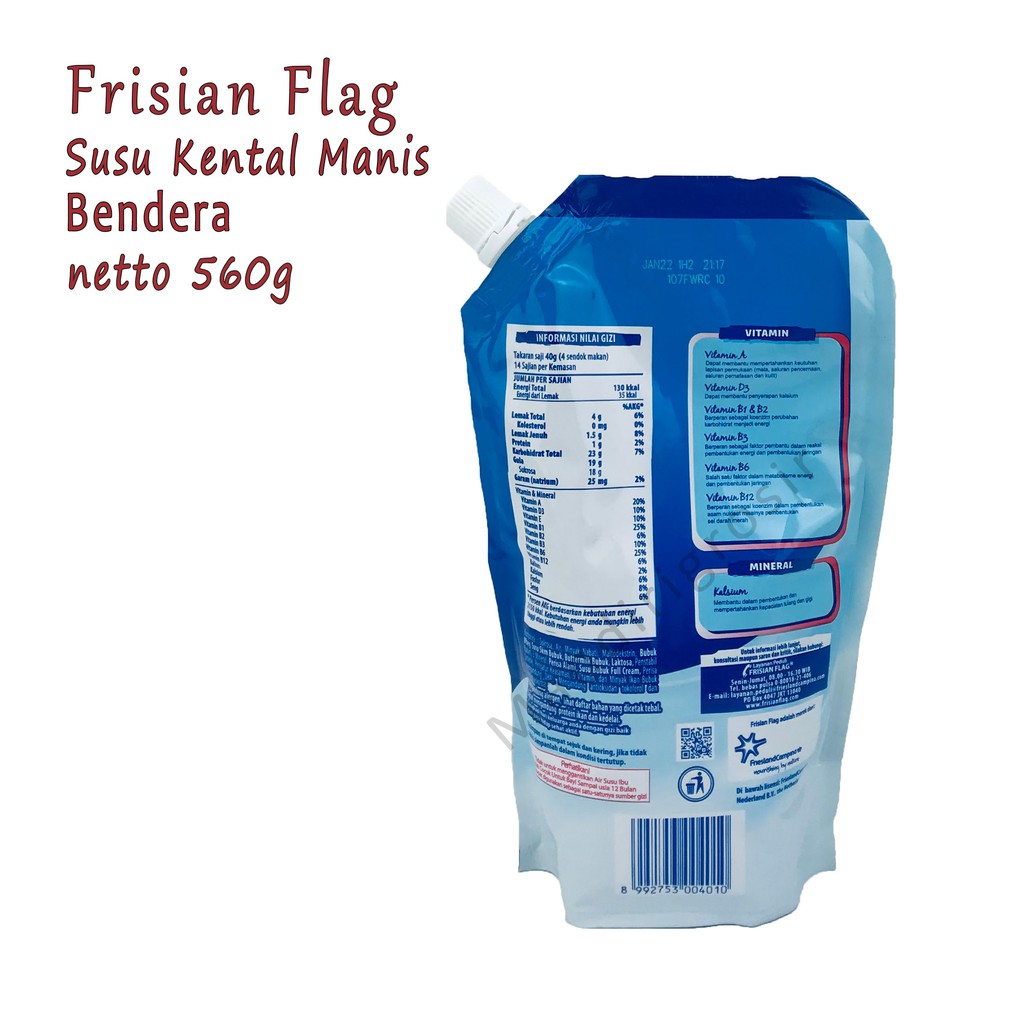 Susu Kental Manis * Bendera * 545g