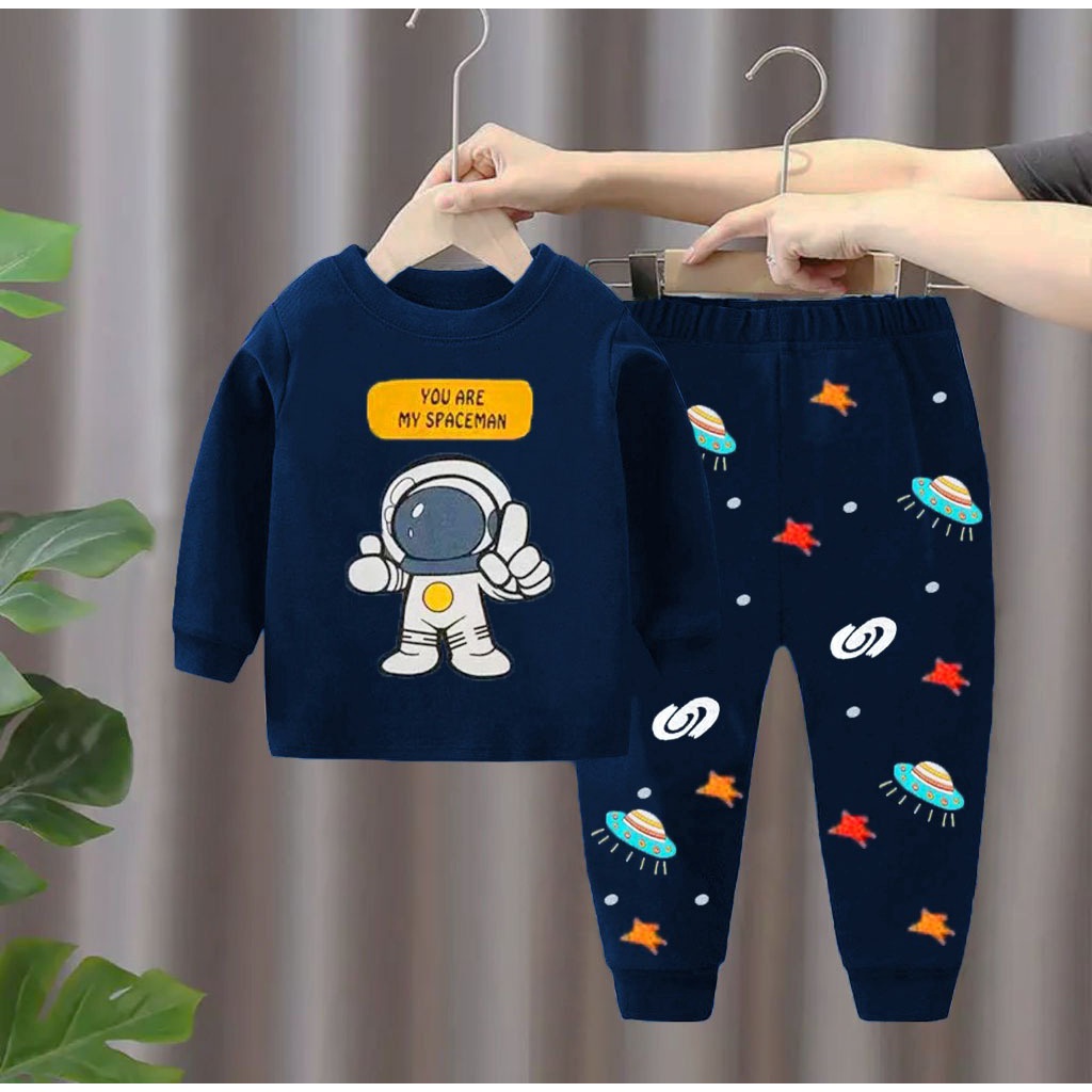 PROMO -SETELAN ANAK ANAK 1-5 TAHUN PIYAMA KAOS ANAK TERBARU SETELAN ANAK SPACE MAN SETELAN ANAK LAKI LAKI SETELAN ANAK PEREMPUAN BAJU ANAK LAKI LAKI BAJU ANAK PEREMPUAN SETELAN ANAK TERLARIS