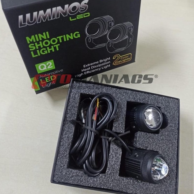 LAMPU LED Q2 LUMINOSLED Mini Shooting Light Laser 2 Colors