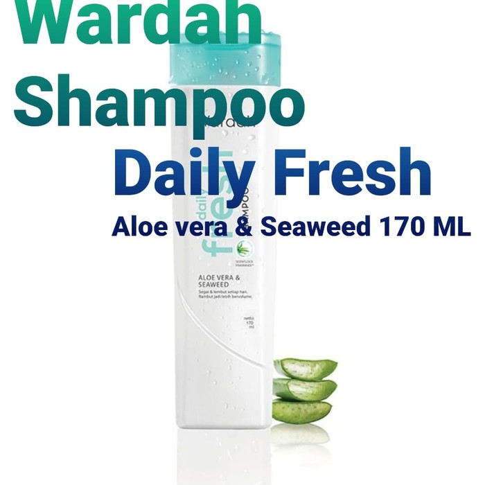 ★ BB ★ Wardah Shampoo Daily Fresh Aloe Vera &amp; Seaweed | Dandruff | Nutri Shine | Hairfall