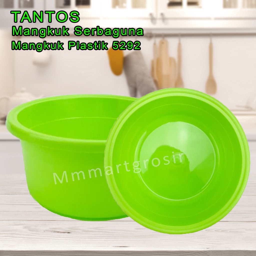 Tantos / Mangkuk Plastik / Mangkuk / Hijau 5292