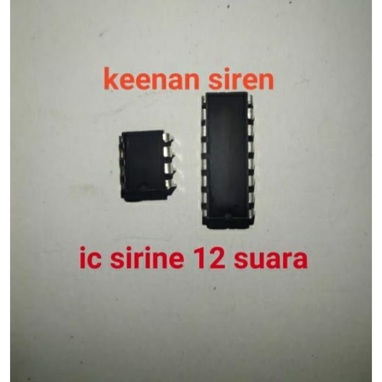 IC sirine 12 suara analog