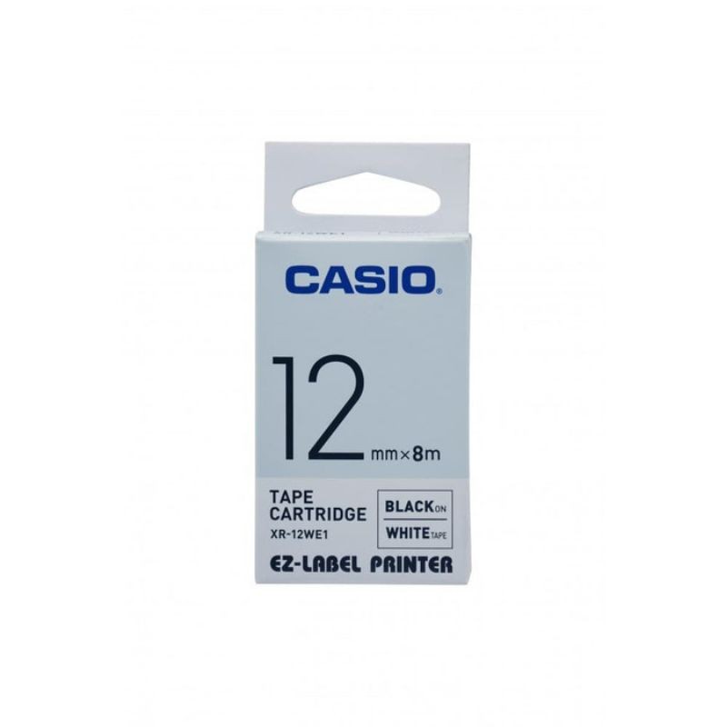 

Label Printing Casio 12mm White XR-12WE1