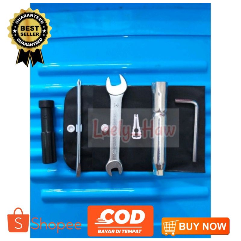KUNCI OBENG KUNCI BUSI MOTOR ORIGINAL HONDA AHM BAWAAN MOTOR ( TOOLKIT )