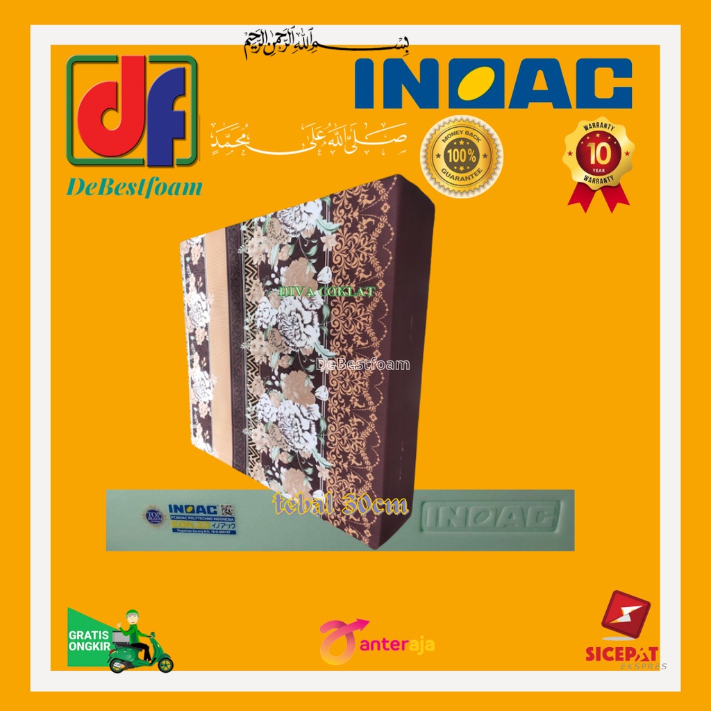 Kasur Inoac 30X145x200cm no3 tebal 30cm EON LG D23 Original Murah Asli Garansi kempes 15tahun