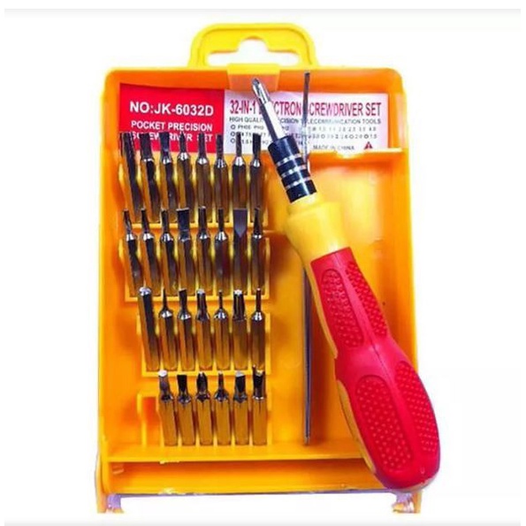 (NCS) [COD]Obeng Box Set 32 in 1 Screwdriver HP Elektronik Multifungsi Serbaguna