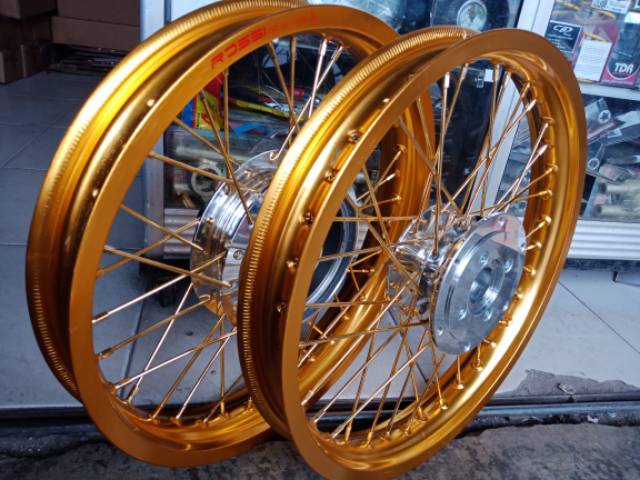 Paketan Velg CB 150 Megapro Verza Tiger revo CBR 150 New CB 150 New megapro Velg Rossi 140 160 185