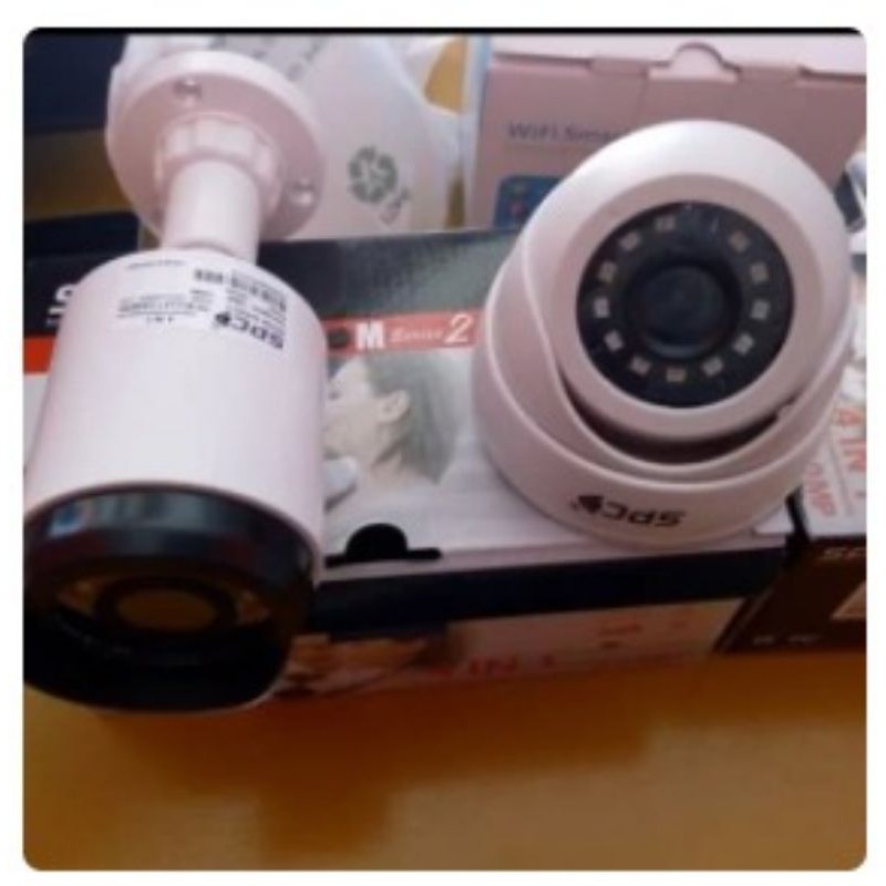 KAMERA CCTV 2kamera SPC 2MP 1080P LENGKAP