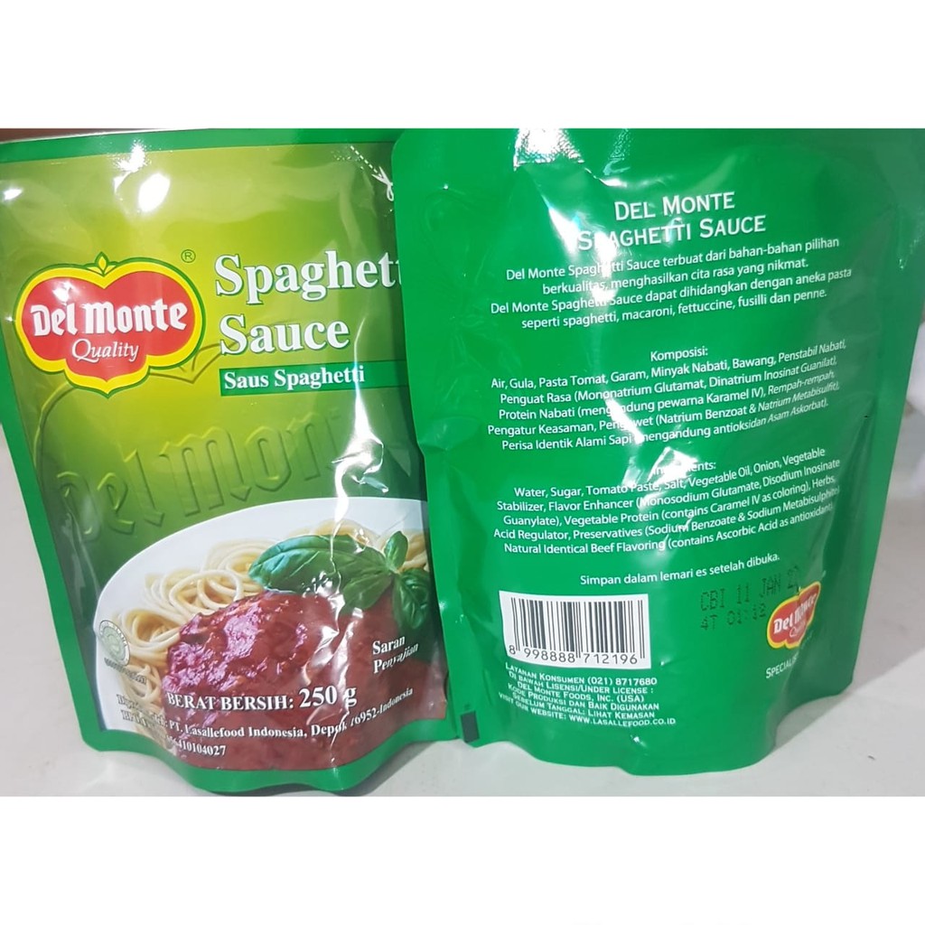 

Del Monte Spaghetti sauce / saus spaghetti saus