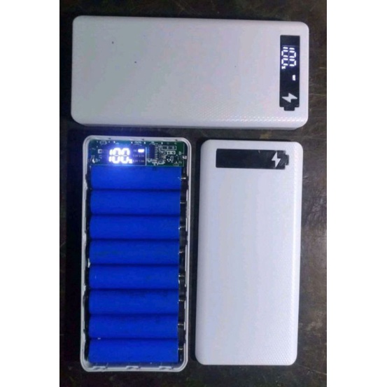 POWERBANK DIGITAL RAKITAN BATERAI 18650 REAL CAPACITY 15.000 mah