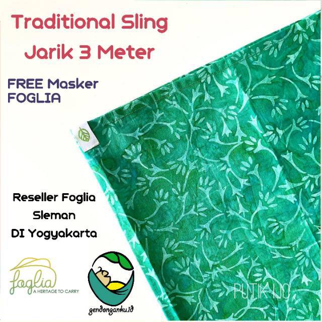 NEW GENDONGAN TRADITIONAL SLING FOGLIA | JARIK 3 METER | GENDONGAN BAYI