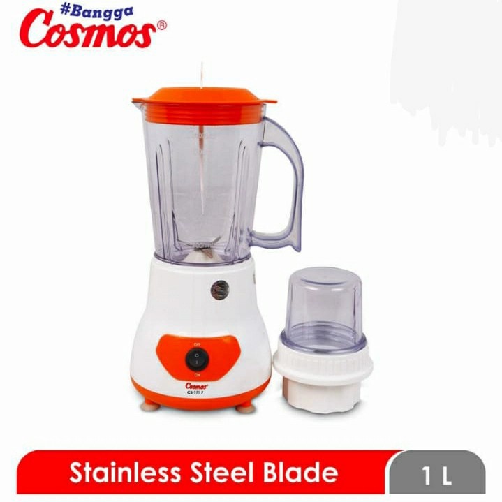 COSMOS CB 171 P - Blender Plastik 1 Liter 2in1 2 Tabung