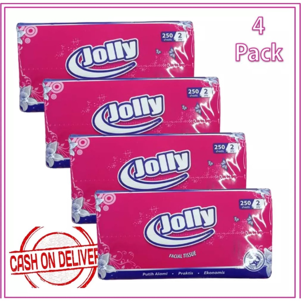 Tisu Tissue JOLLY 250 sheets 2ply