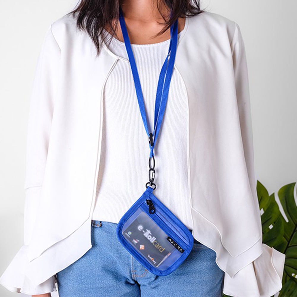 Dompet Kartu Gantungan - Dompet Kartu Card - Dompet Kartu Murah - Dompet Card Holder Wanita Pria ALX