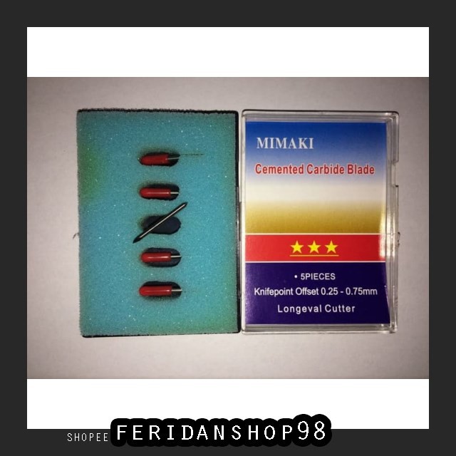 

FS1055 CUTTER MATA PISAU MESIN ATK CUTTING MIMAKI 45 DEGREE ISI 5 BY FERIDANSHOP98