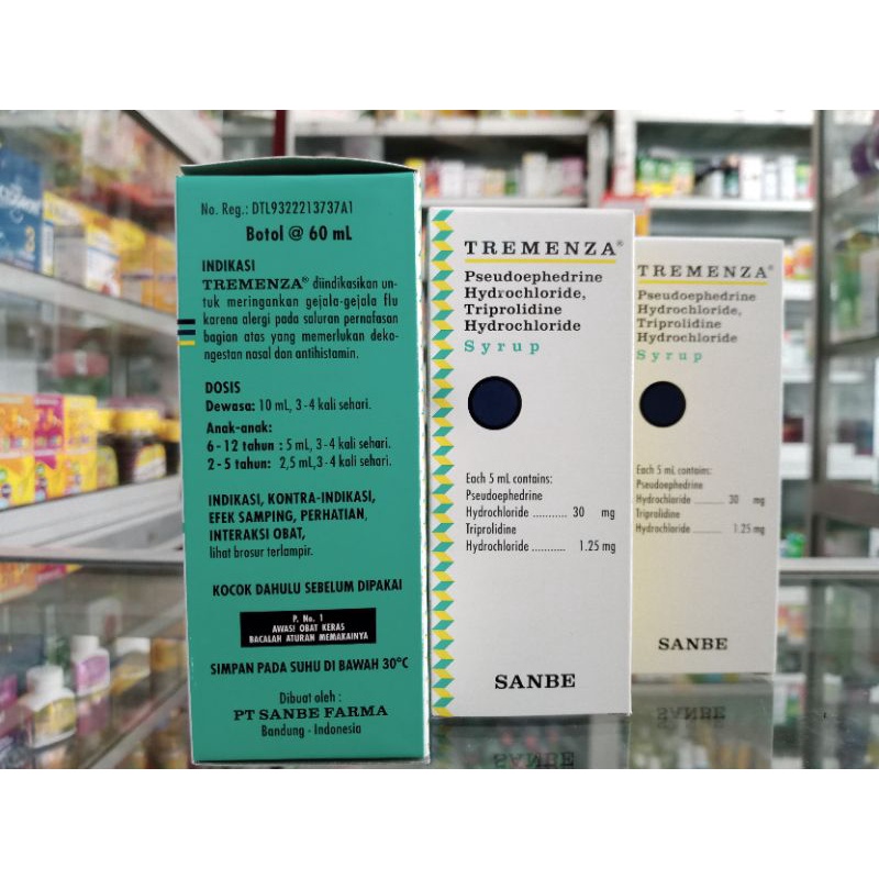 TREMENZA SIRUP 60ML - ED 05/2025