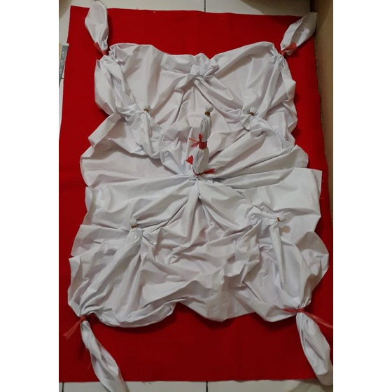 Paket Batik Jumputan Kain 150X100 Dan Pewarna Naptol, Kelereng