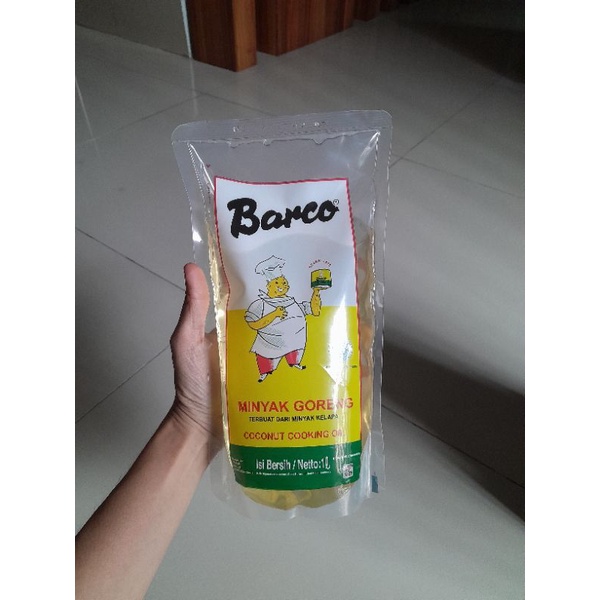 

Barco Minyak Goreng Kelapa COCONUT OIL REFILL 1L liter.