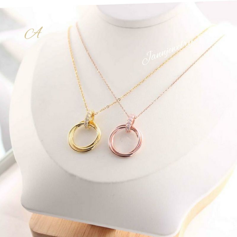 kalung titanium new fashion korea anti karat KT-92