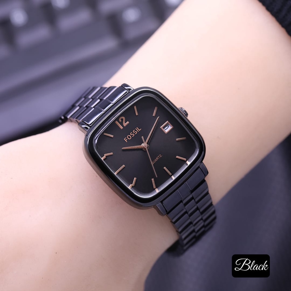 BEST SELLER JAM TANGAN WANITA FM85 TALI RANTAI TANGGAL AKTIF BODY SEGI DM 3.0CM FREE BOX &amp; BATERAI || JAM TANGAN FASHION WANITA JAM TANGAN CEWEK MURAH