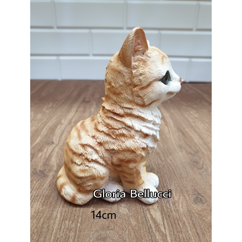 patung pajangan miniatur kucing persia anggora catlovers