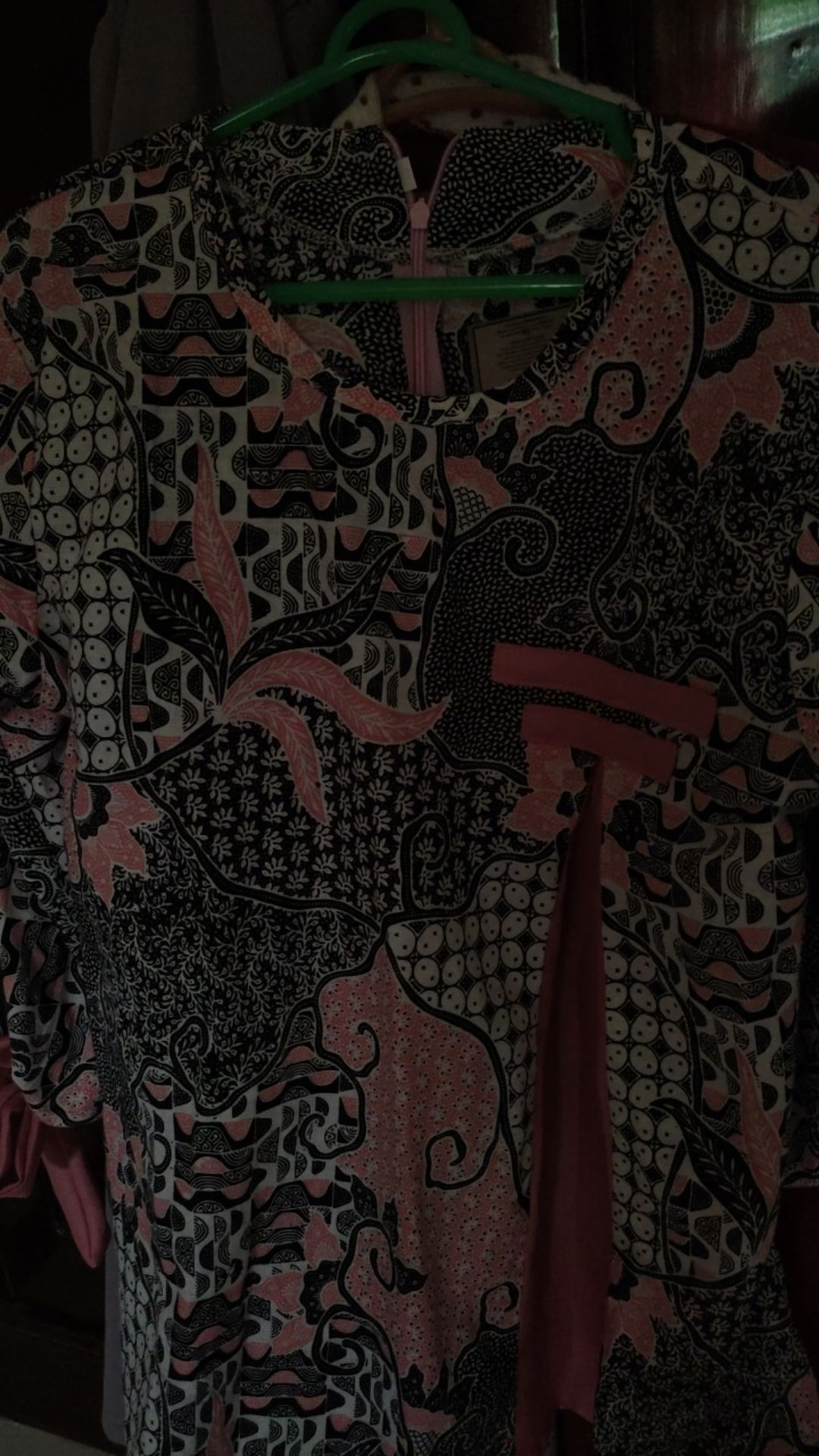 Tey-17 Batik Wanita Asj Sa Hrb026 Kenongo Kemeja Tosca Pendek